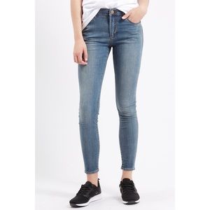 MOTO Vintage Grey Leigh Jeans